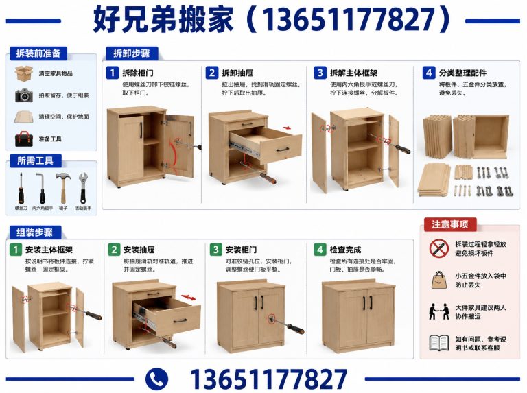 房山区家具拆装展示图